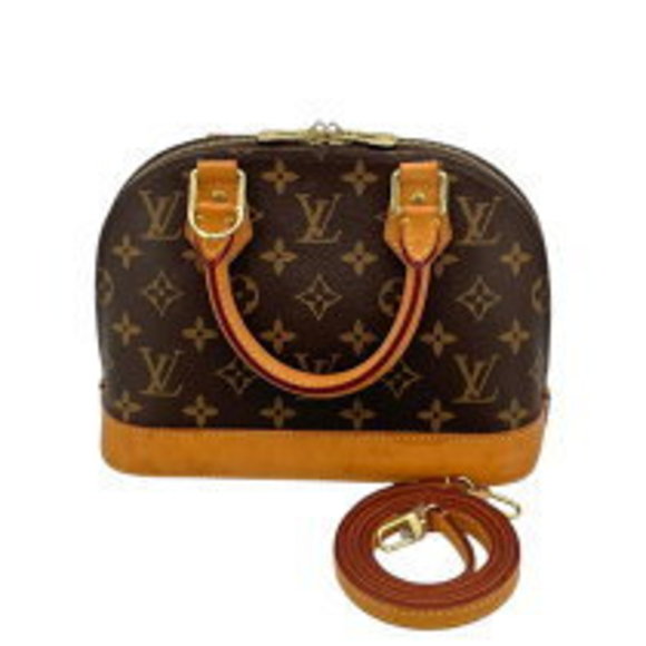 Louis Vuitton Alma Brown Monogram Canvas Shoulder Bag - Picture 1 of 7